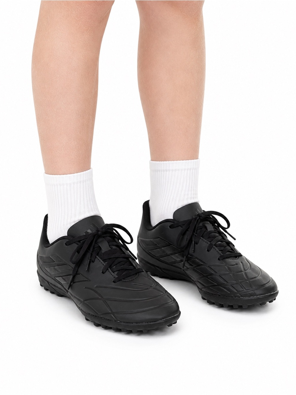 Size 6.5 Adidas Kids Copa Pure.4 TF Turf Soccer Shoes Black NWT